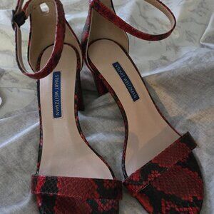 Snakeskin Stuart Weitzman heels